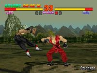 une photo d'Ã©cran de Tekken sur Sony Playstation